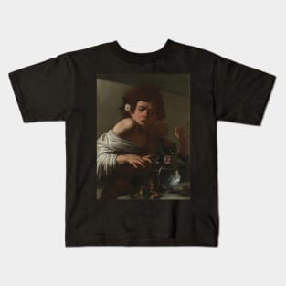 Boy Bitten by a Lizard - Michelangelo Merisi da Caravaggio Kids T-Shirt